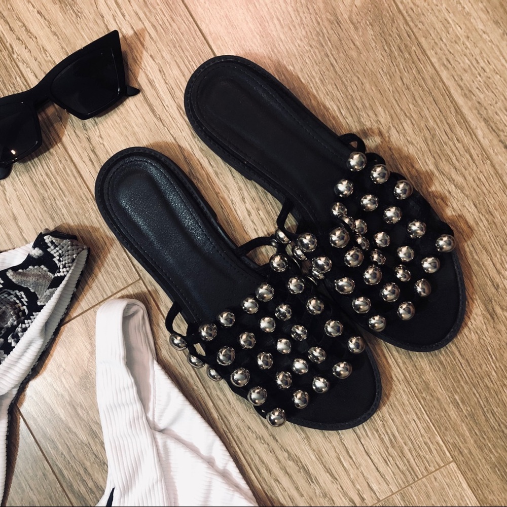 Studded sandals